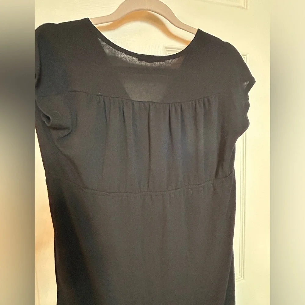 Little Dress Black V-Neck Sleeveless Cotton Soft Stretchy Comfortable